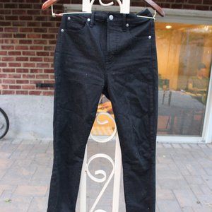 GAP High-waisted Black Denim Jeans EUC